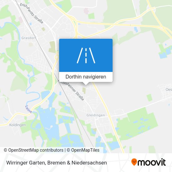 Wirringer Garten Karte