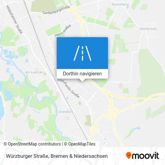 Würzburger Straße Karte