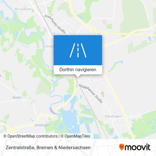 Zentralstraße Karte