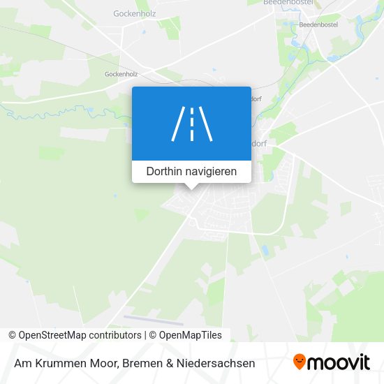 Am Krummen Moor Karte
