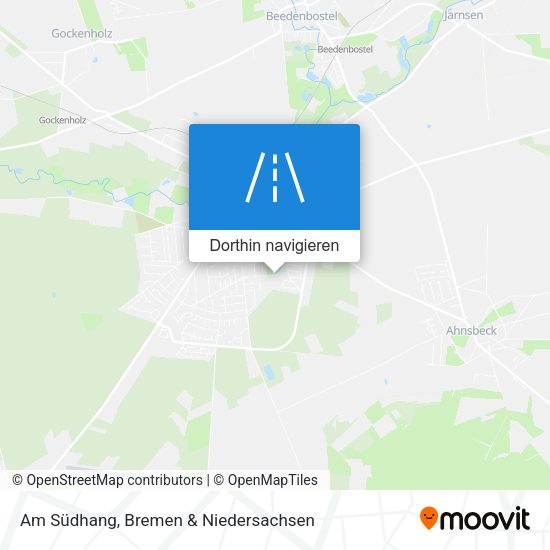 Am Südhang Karte