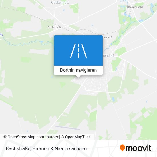 Bachstraße Karte