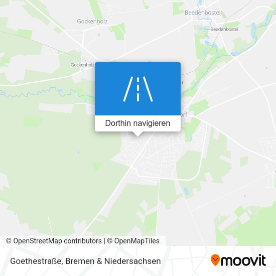 Goethestraße Karte