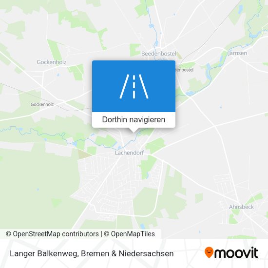 Langer Balkenweg Karte
