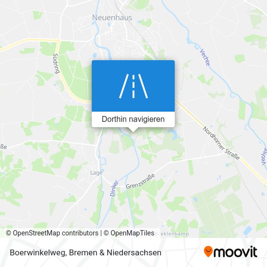 Boerwinkelweg Karte