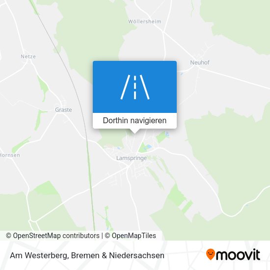 Am Westerberg Karte