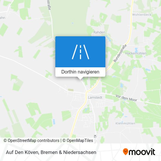 Auf Den Köven Karte