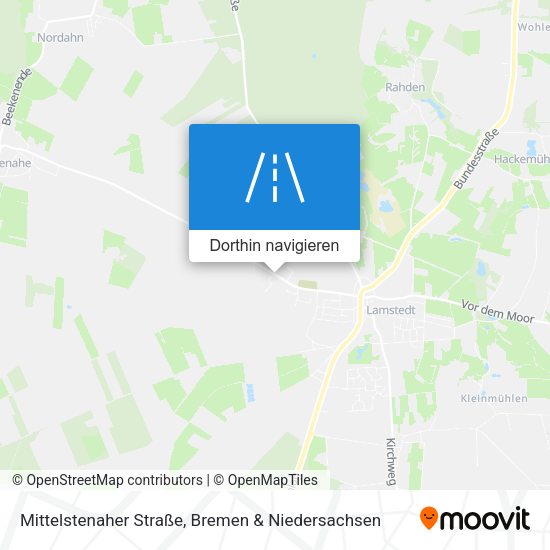 Mittelstenaher Straße Karte