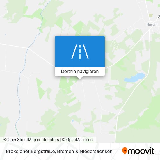 Brokeloher Bergstraße Karte