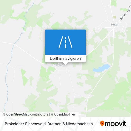 Brokeloher Eichenwald Karte