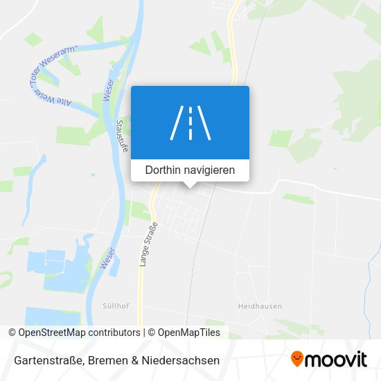 Gartenstraße Karte