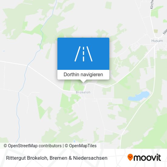 Rittergut Brokeloh Karte