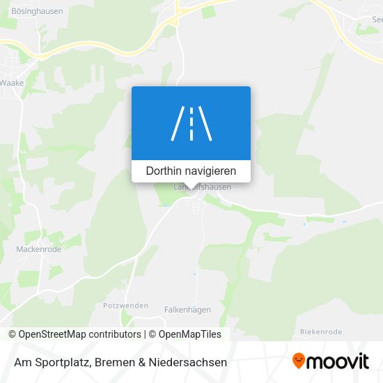 Am Sportplatz Karte