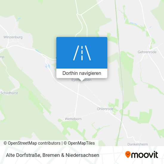 Alte Dorfstraße Karte
