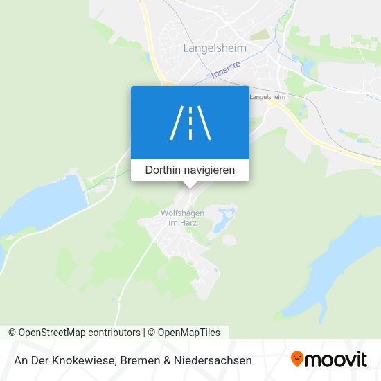 An Der Knokewiese Karte