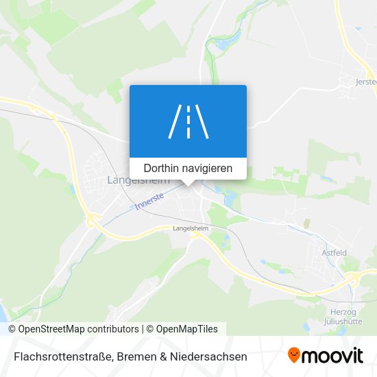 Flachsrottenstraße Karte