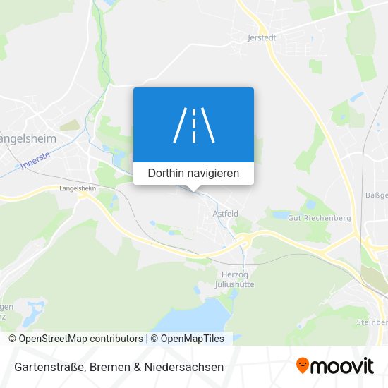 Gartenstraße Karte