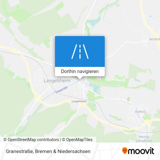 Granestraße Karte