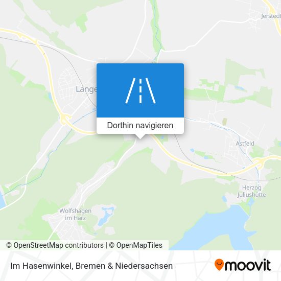 Im Hasenwinkel Karte