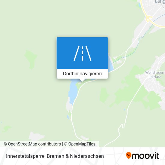 Innerstetalsperre Karte