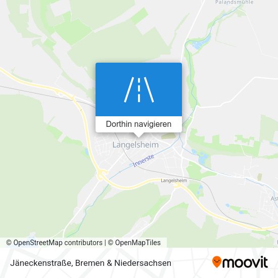 Jäneckenstraße Karte