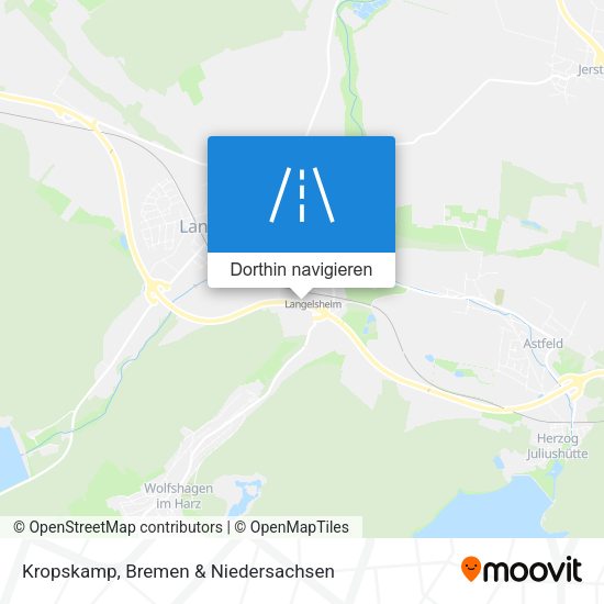 Kropskamp Karte