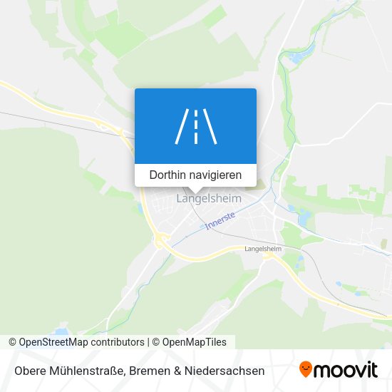 Obere Mühlenstraße Karte