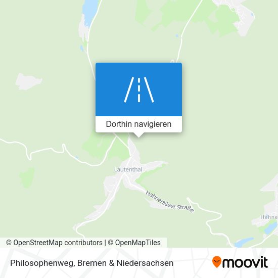 Philosophenweg Karte