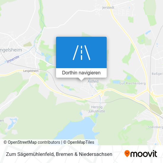 Zum Sägemühlenfeld Karte
