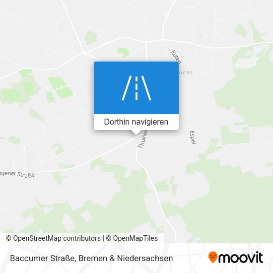 Baccumer Straße Karte