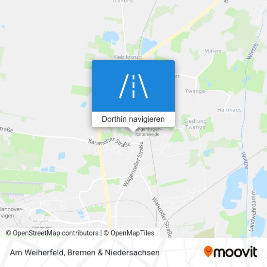 Am Weiherfeld Karte