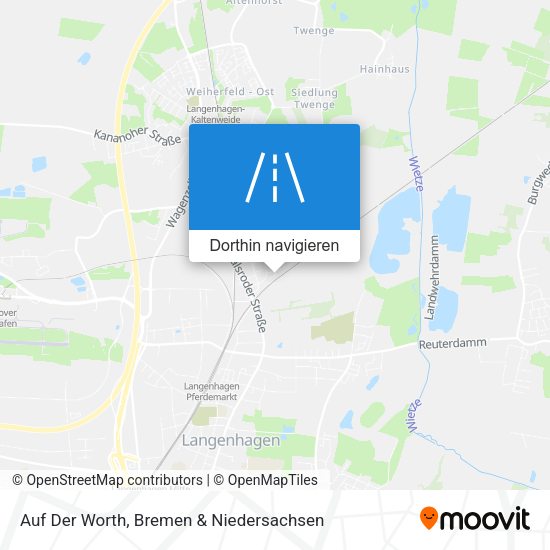 Auf Der Worth Karte