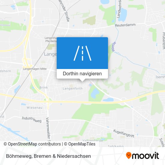 Böhmeweg Karte