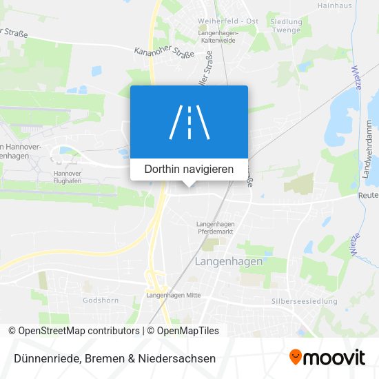 Dünnenriede Karte