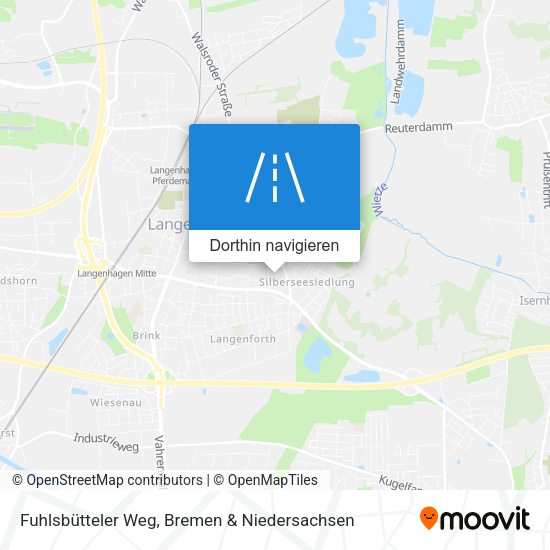 Fuhlsbütteler Weg Karte