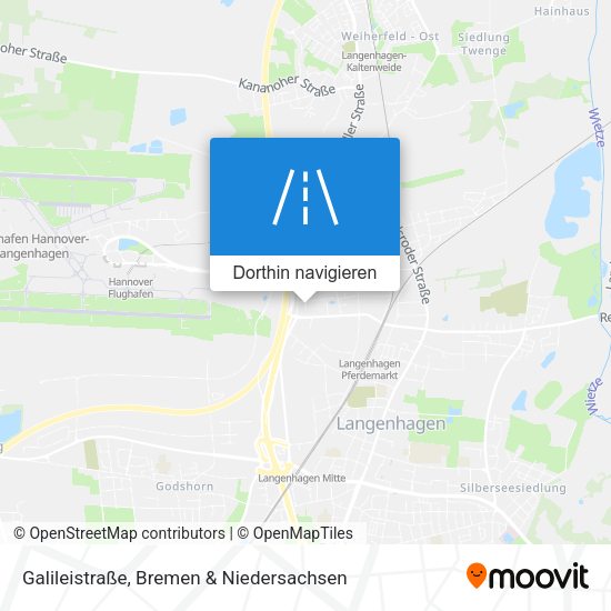 Galileistraße Karte