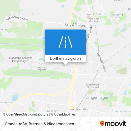 Gradestraße Karte