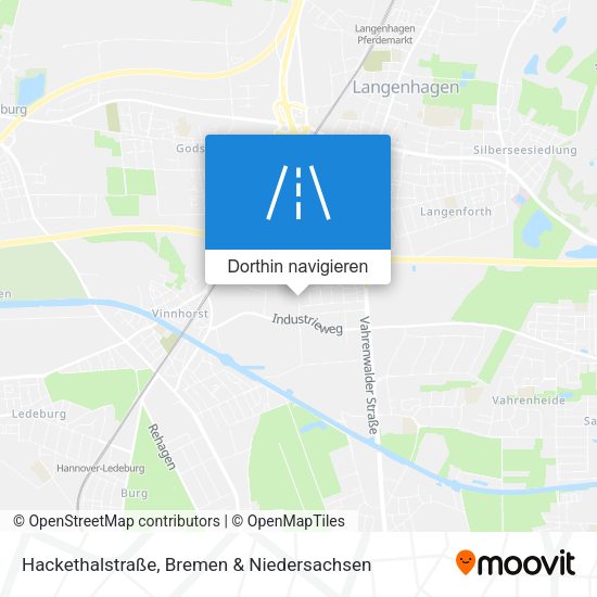 Hackethalstraße Karte