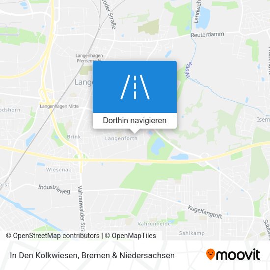 In Den Kolkwiesen Karte