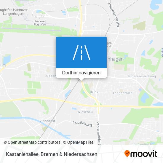 Kastanienallee Karte