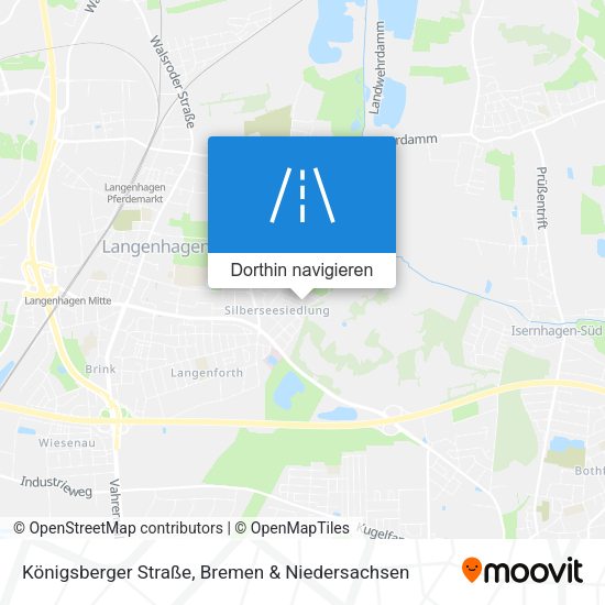 Königsberger Straße Karte