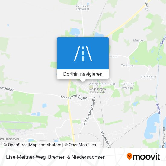 Lise-Meitner-Weg Karte