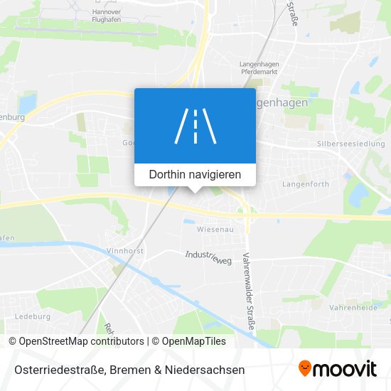 Osterriedestraße Karte