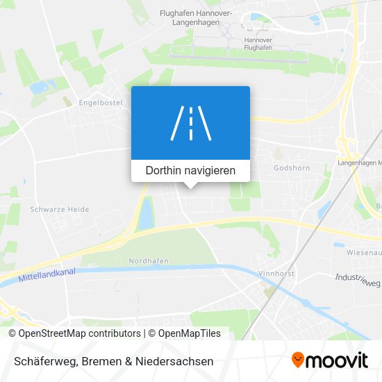 Schäferweg Karte