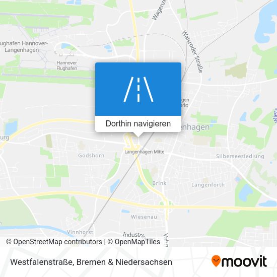 Westfalenstraße Karte