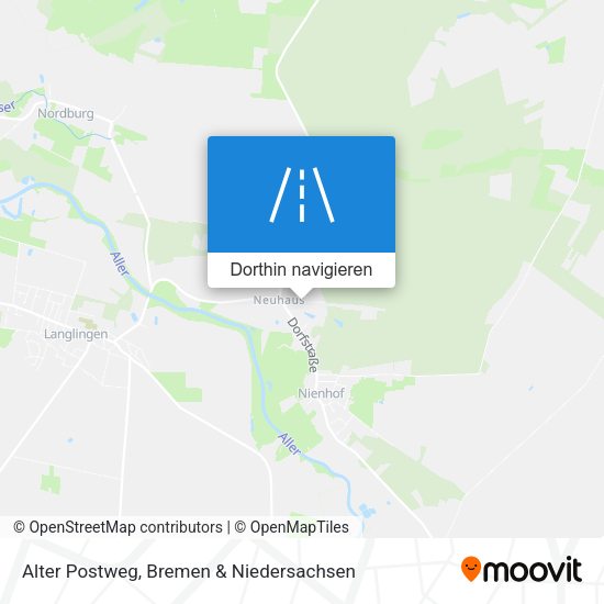 Alter Postweg Karte