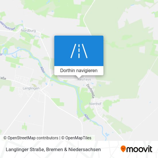 Langlinger Straße Karte
