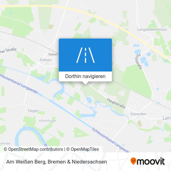 Am Weißen Berg Karte