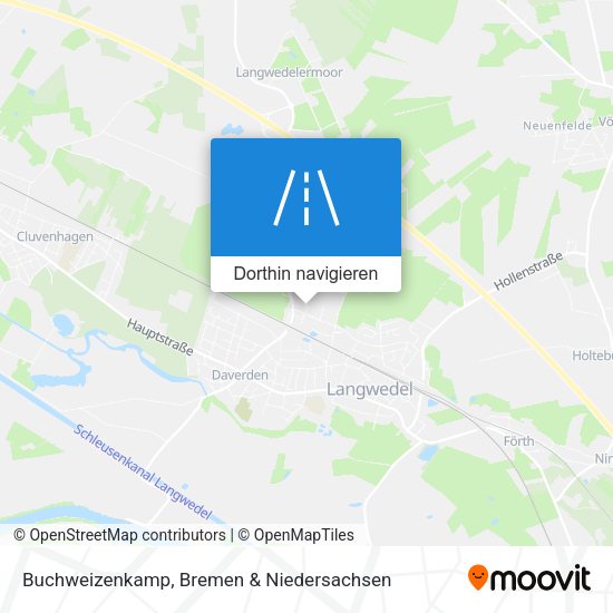 Buchweizenkamp Karte