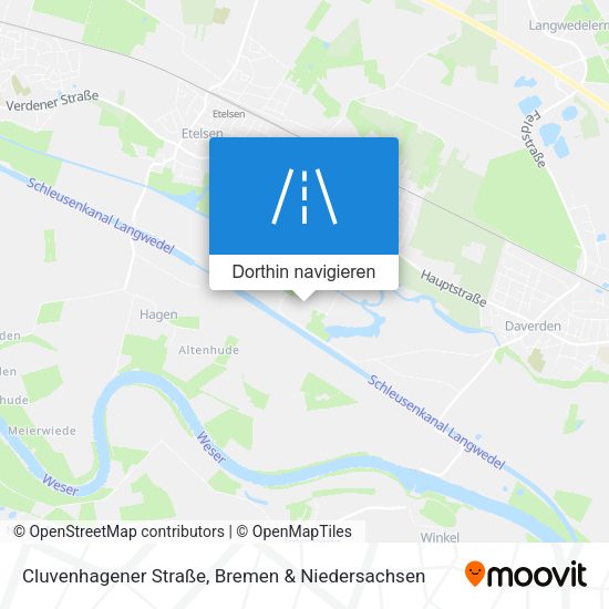 Cluvenhagener Straße Karte